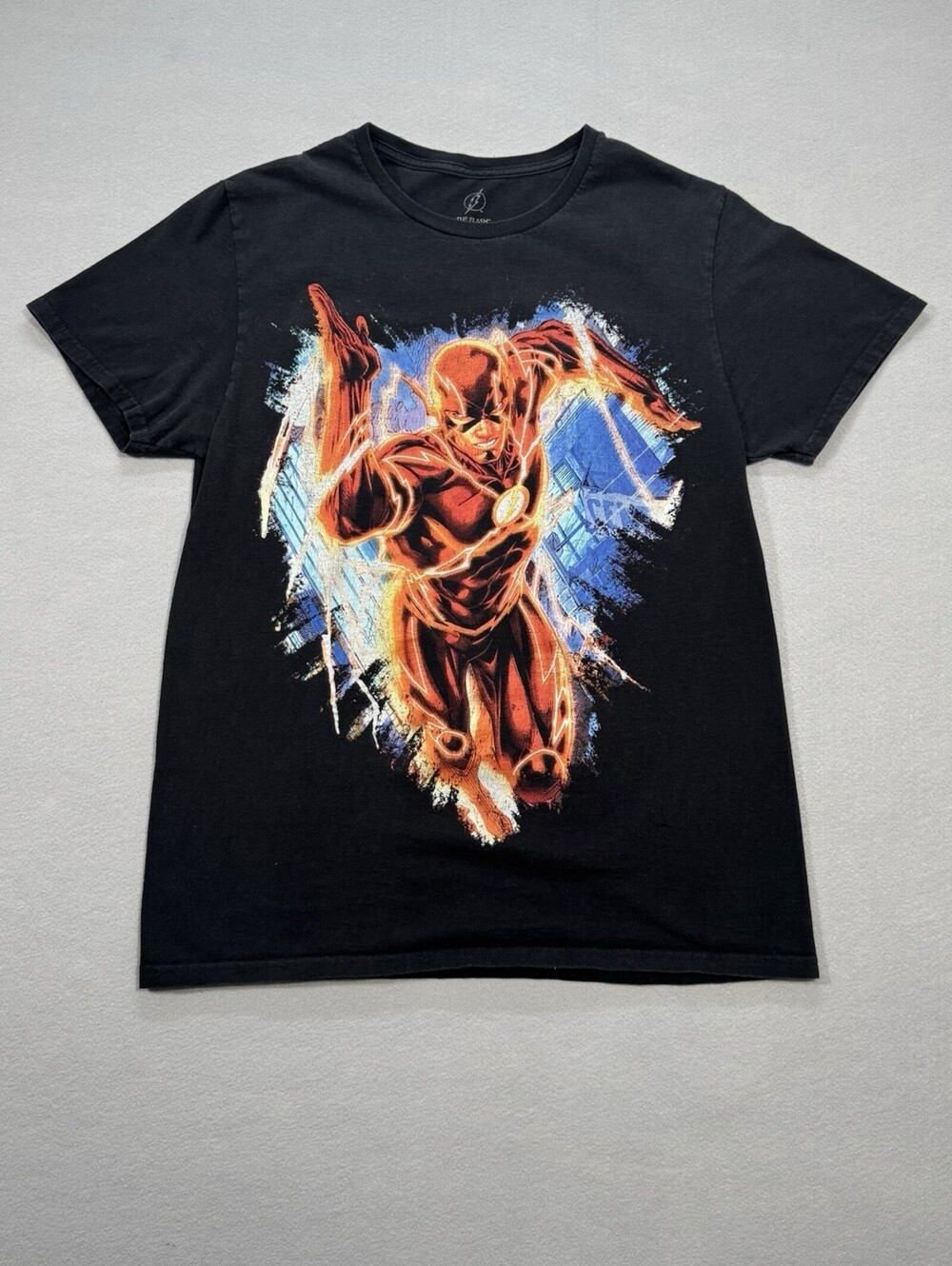 The Flash Black Graphic Men's T Shirt Medium